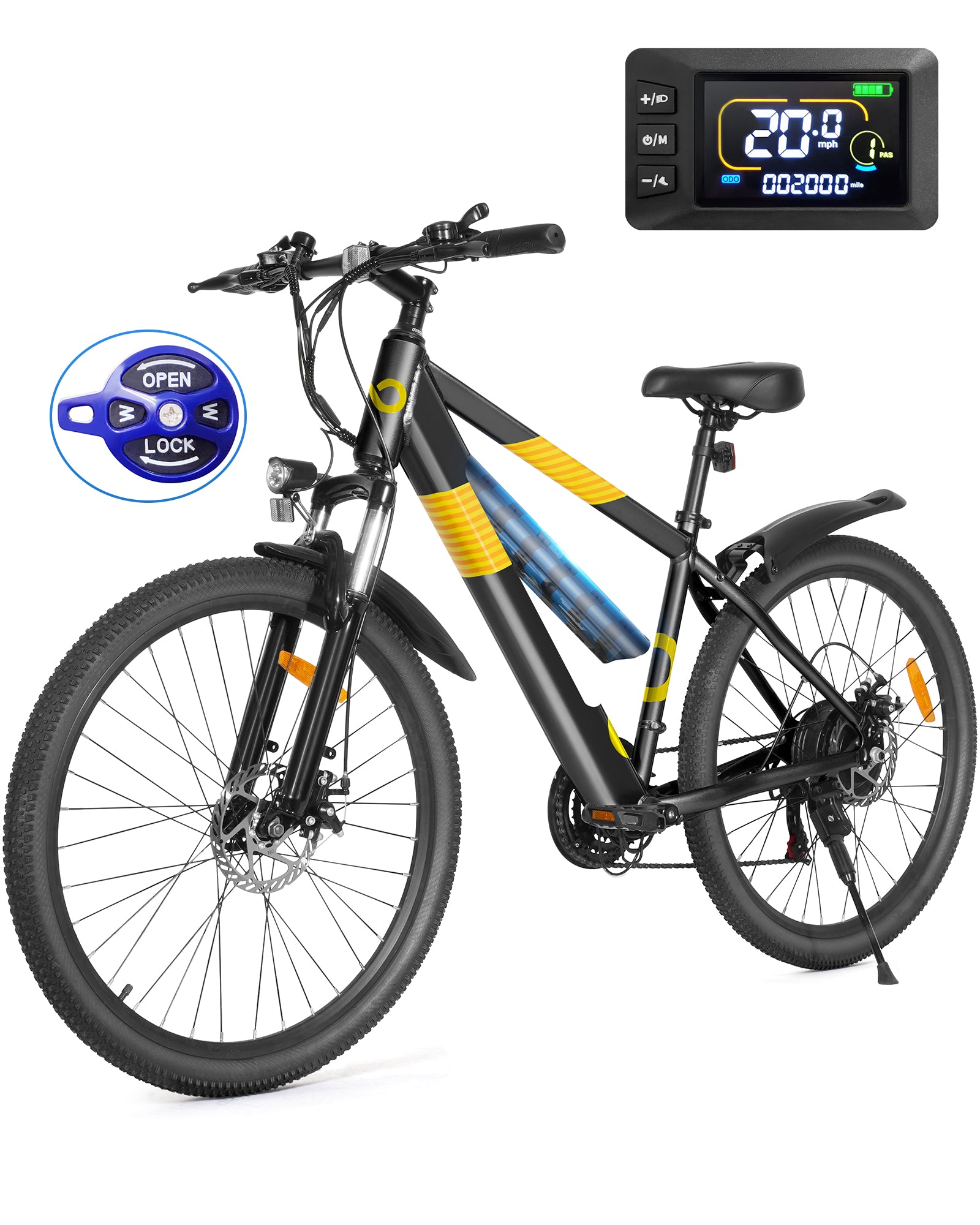 Electric Bike for Adults,48V Built-in Invisible Removable Battery,500W – Multijoy
